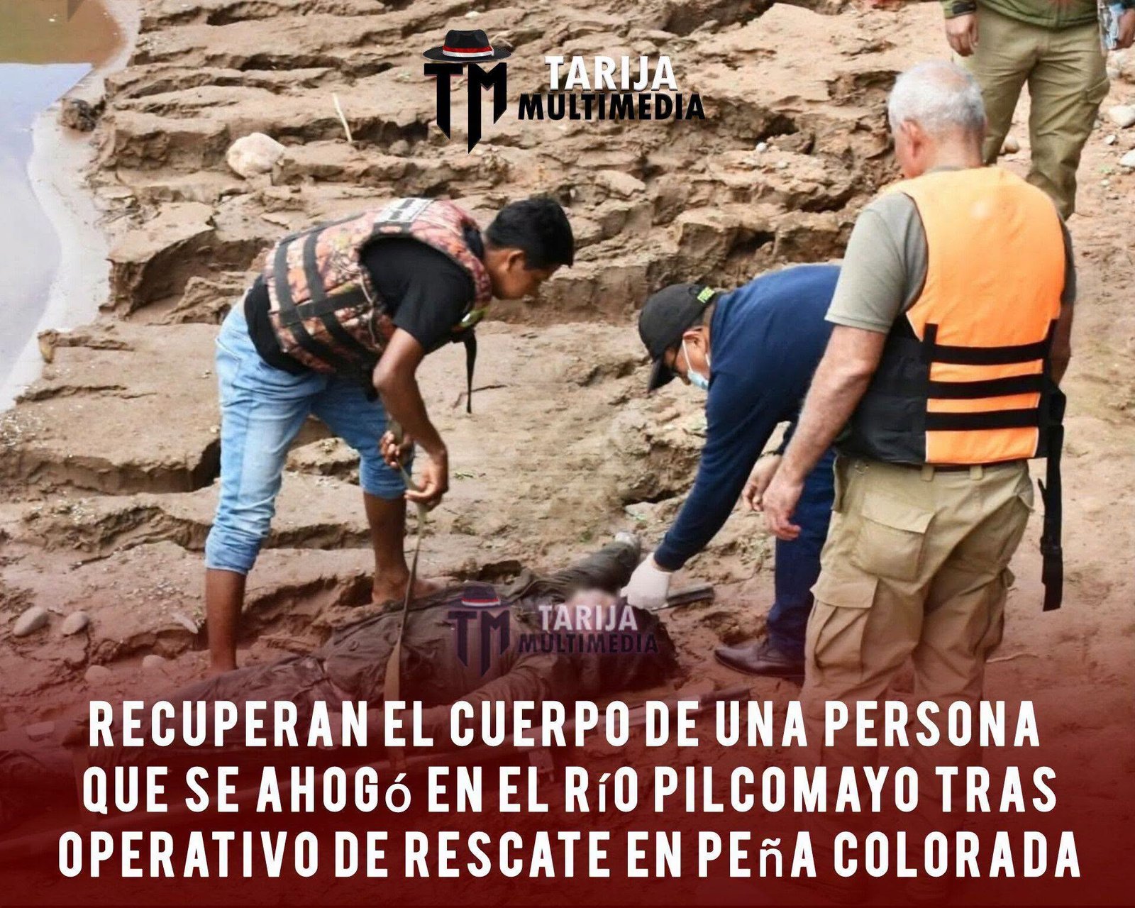 Recuperan el cuerpo de una persona que se ahogó en el río Pilcomayo tras operativo de rescate en Peña Colorada