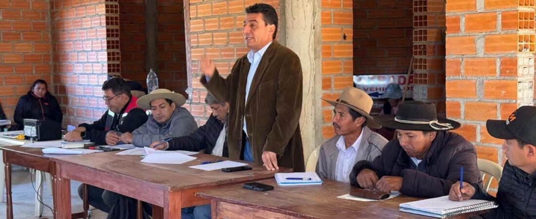 Ante la crisis; Alcalde reajusta el POA para priorizar proyectos en el área rural