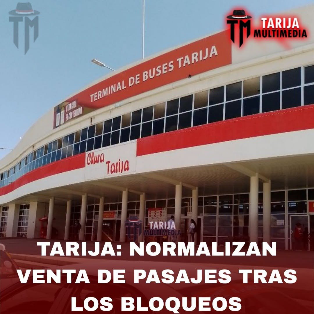 SE NORMALIZA LA VENTA DE PASAJES EN LA TERMINAL DE TARIJA, PERO PERSISTE LA BAJA DEMANDA HACIA EL NORTE DEL PAÍS